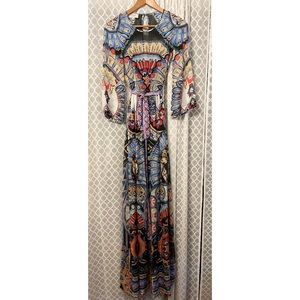 Temperley London Silk Painted Maxi Dress